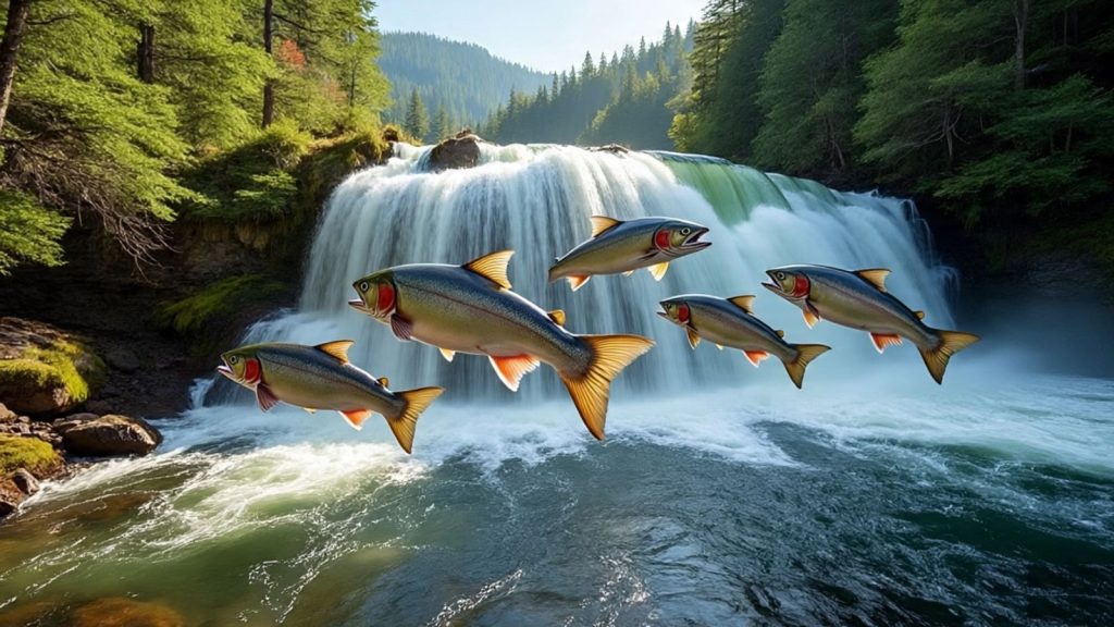 Olympic National Park's Salmon Cascades