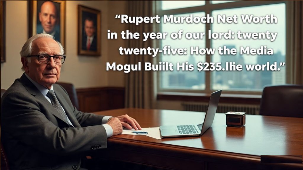 Rupert Murdoch Net Worth 2025: How the Media Mogul Built His $23.1 Billion Empire Rupert Murdoch Net Worth 2025: How the Media Mogul Built His $23.1 Billion Empire