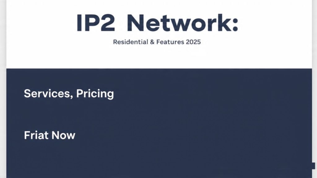 IP2 Network: Residential Proxy Services, Pricing & Features 2025 IP2 Network: Residential Proxy Services, Pricing & Features 2025
