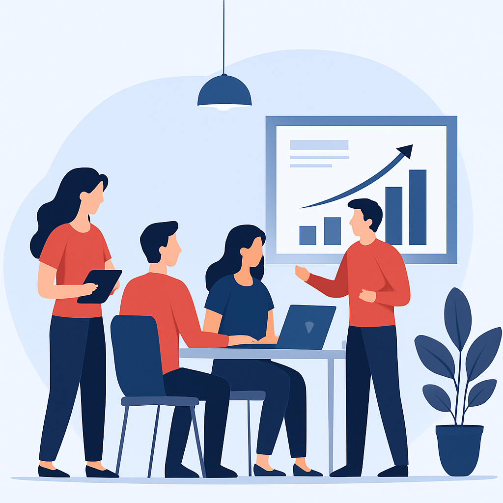 Bourse Magazine Team at Work