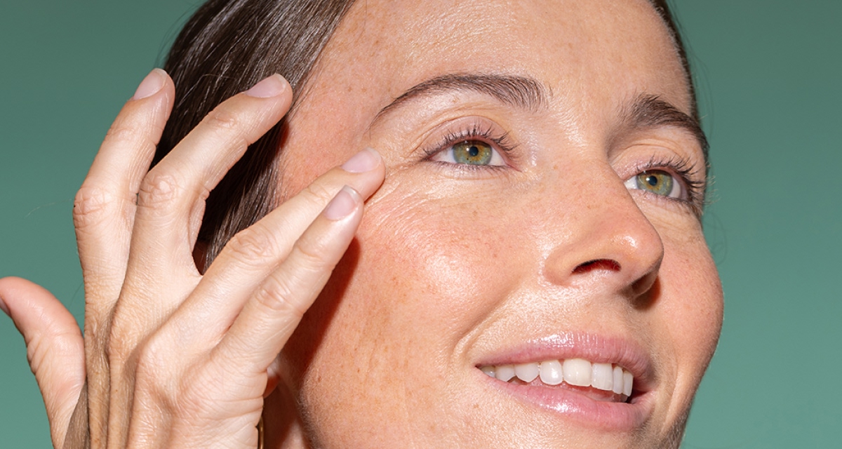 Applying a Freshly Cosmetics serum as part of a daily skincare routine