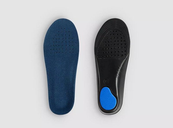 FitVille Rebound-Engine V2 orthotic insoles in blue and black