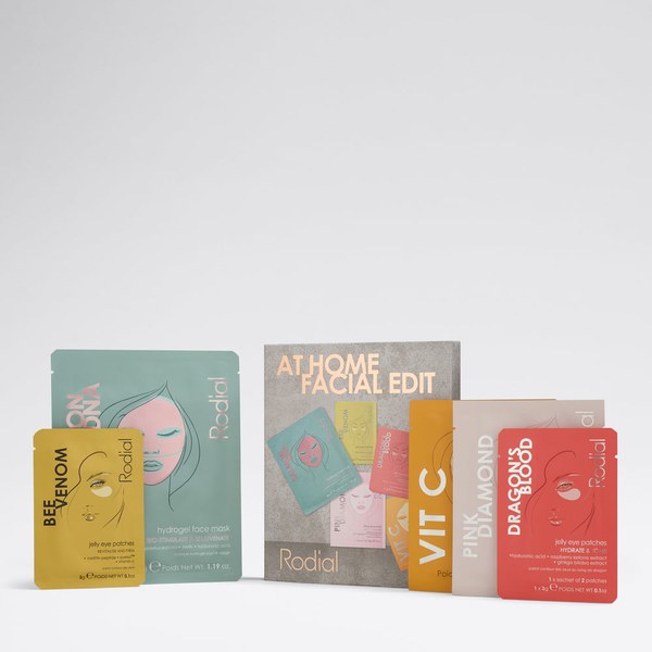 Rodial At Home Facial Edit gift set of sheet masks and eye patches