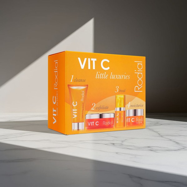 Rodial Vit C Little Luxuries Kit in orange gift box