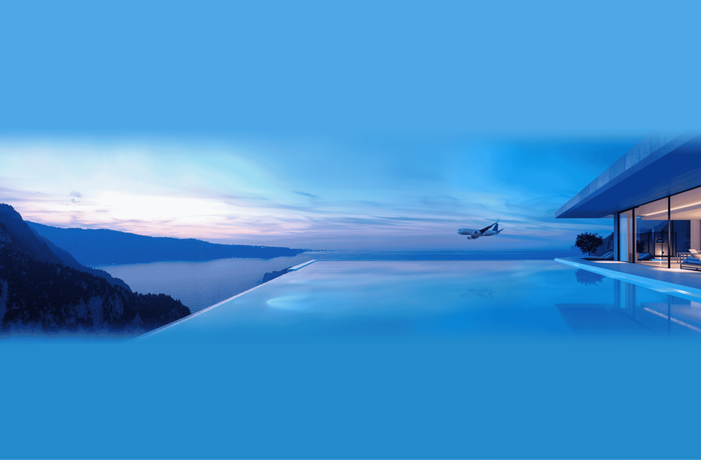 Hotel with an infinity pool at sunset - Trip.com